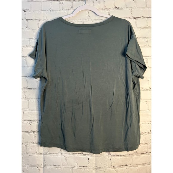 Women's Requisite Roll Tee Carbon2Cobalt. SZ M. - Picture 1 of 4